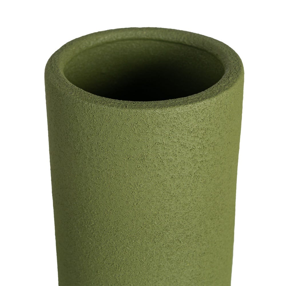 Jarrón Verde Cerámica Decoración 16 x 16 x 30 cm - Imagen 4