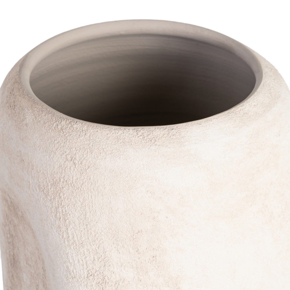 Jarrón Crema Cerámica Decoración 18 x 18 x 60 cm - Imagen 5