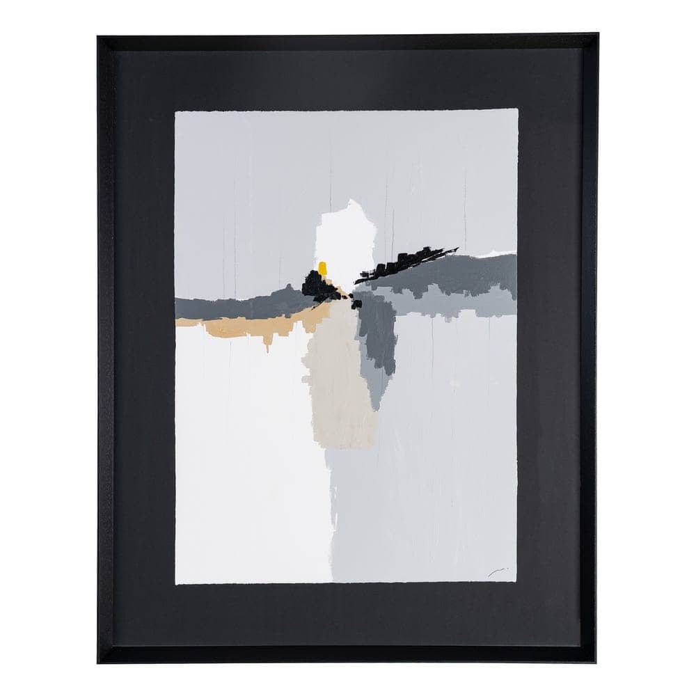 Cuadro Pintura Abstracto 2/M 82x4x104 cm Madera y Cristal Sin Sujeción - Imagen 4