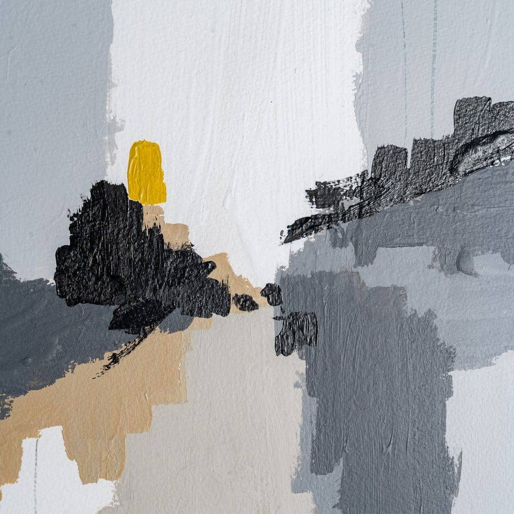 Cuadro Pintura Abstracto 2/M 82x4x104 cm Madera y Cristal Sin Sujeción - Imagen 5