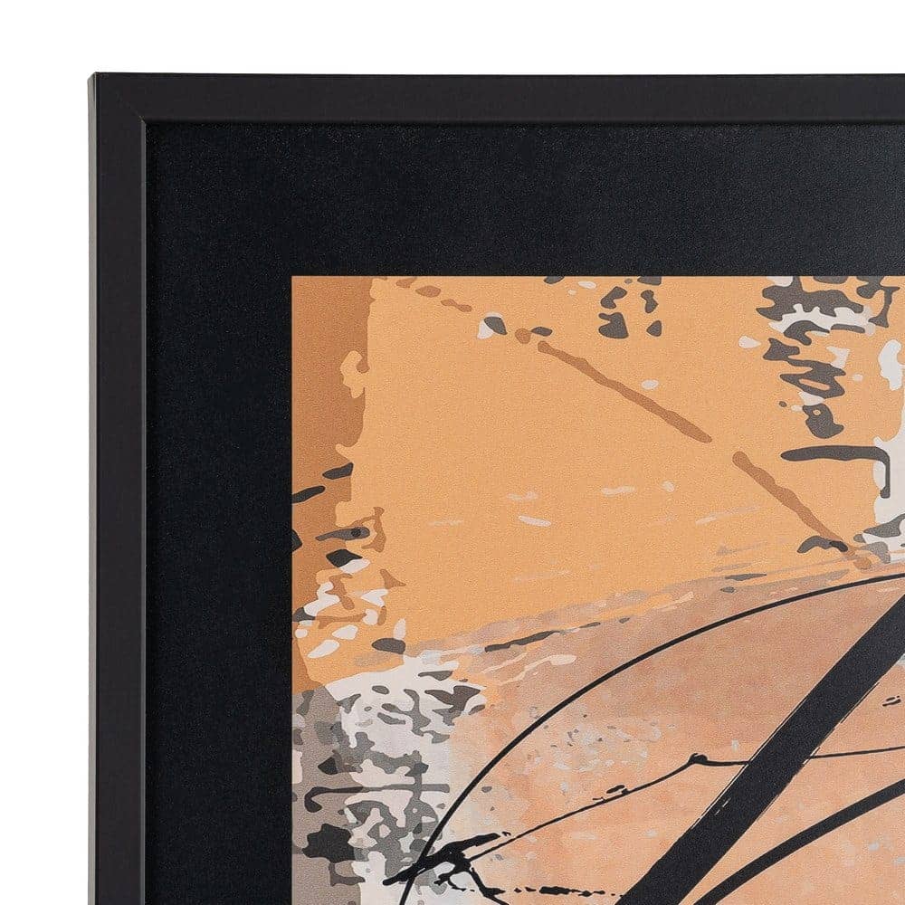 Cuadro Abstracto Impreso en Madera y Cristal con Marco Negro 73x3x73 cm - Imagen 5