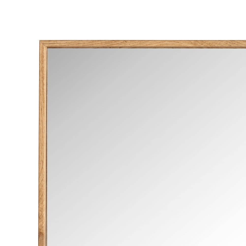 Espejo Decorativo Marrón de Madera 40x143 cm con Anclajes - Imagen 3