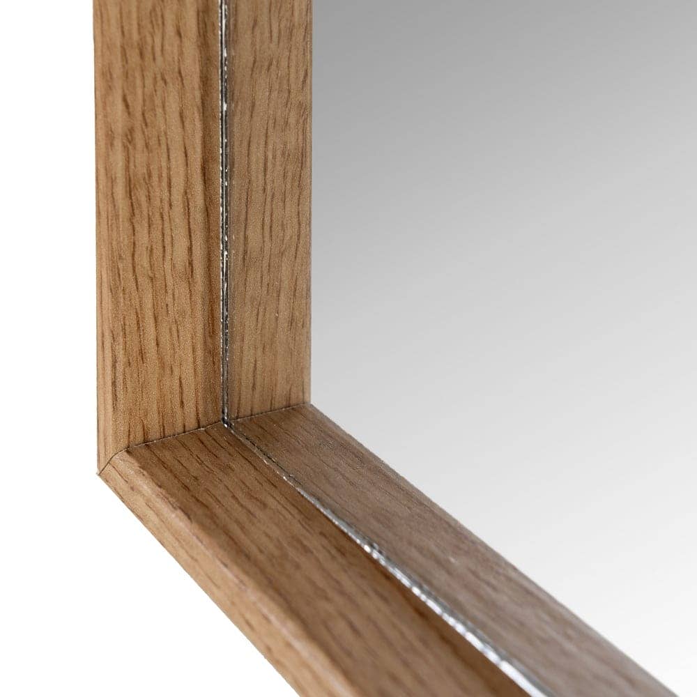 Espejo Decorativo Marrón de Madera 40x143 cm con Anclajes - Imagen 4