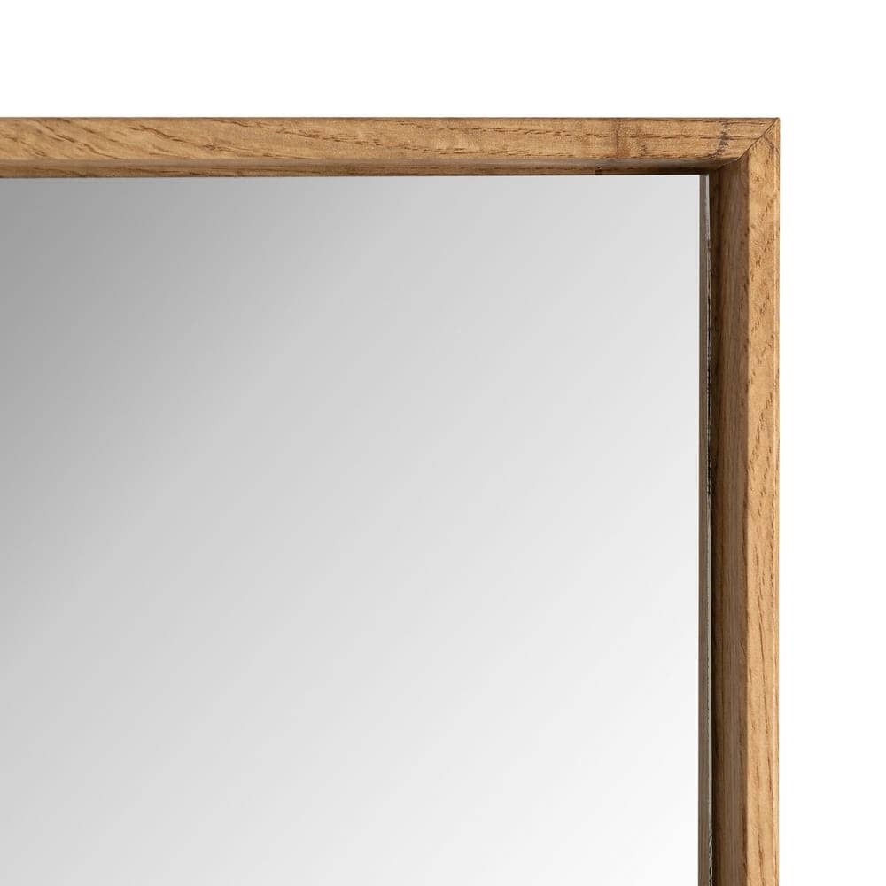 Espejo Decorativo Marrón de Madera 40x143 cm con Anclajes - Imagen 5