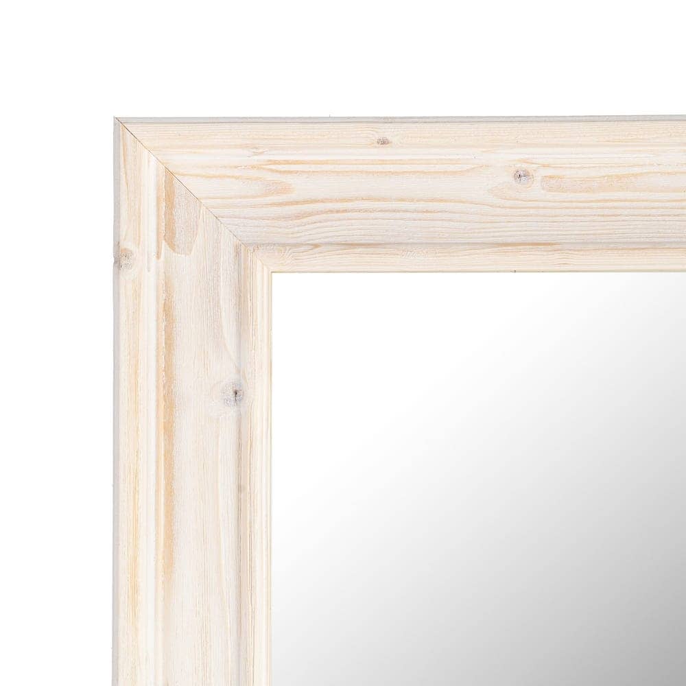 Espejo Blanco de Madera 70x4,3x171 cm con Anclajes Doblados - Imagen 3