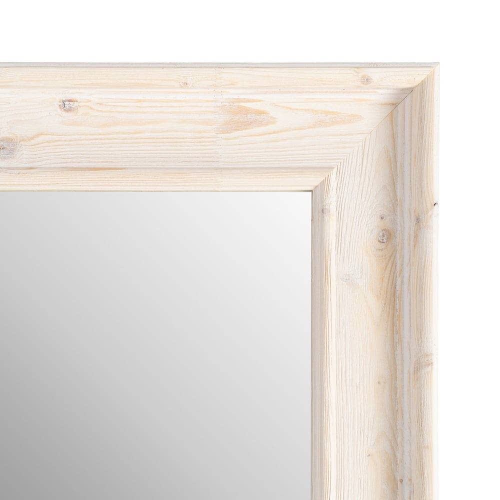 Espejo Blanco de Madera 70x4,3x171 cm con Anclajes Doblados - Imagen 5