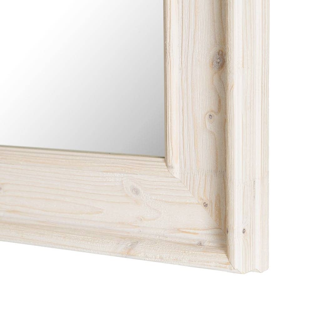 Espejo Blanco de Madera 70x4,3x171 cm con Anclajes Doblados - Imagen 2