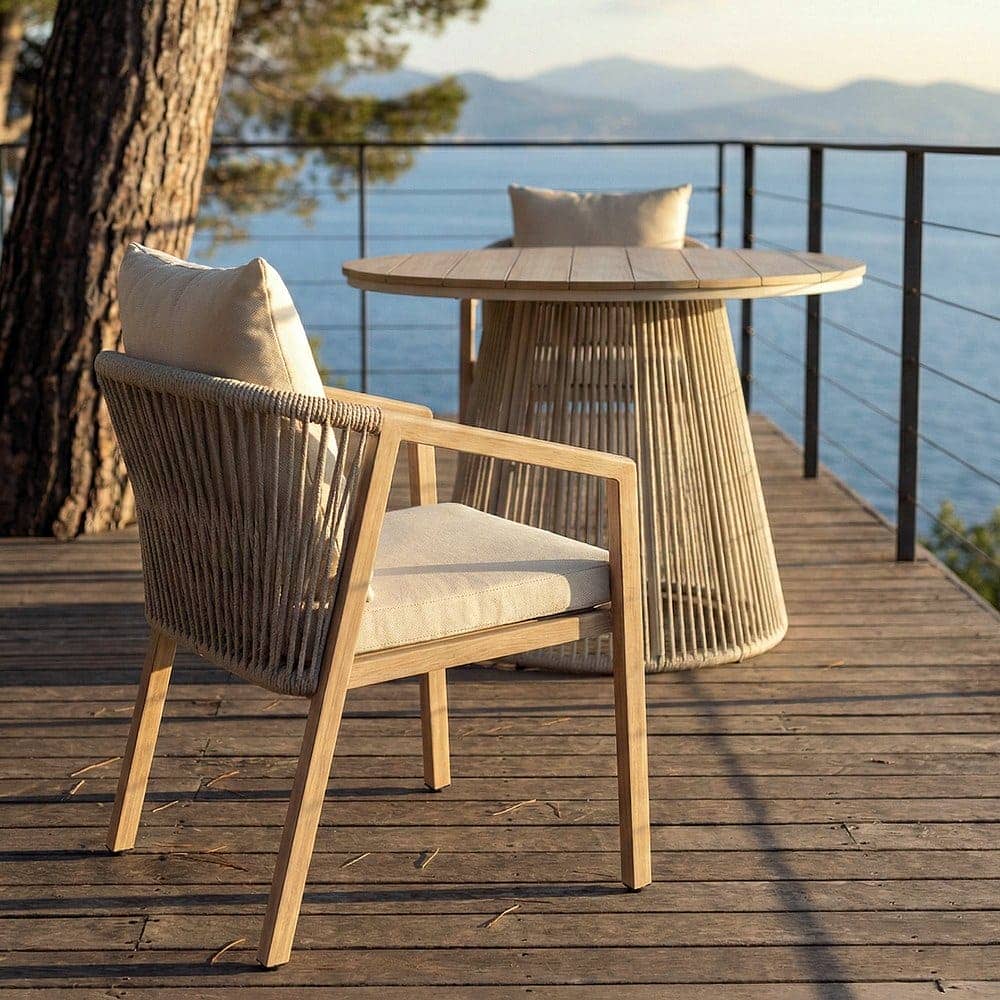 Pack de 4 Sillas de Terraza Confort | Acero y Ratán PE Resistente - Imagen 11