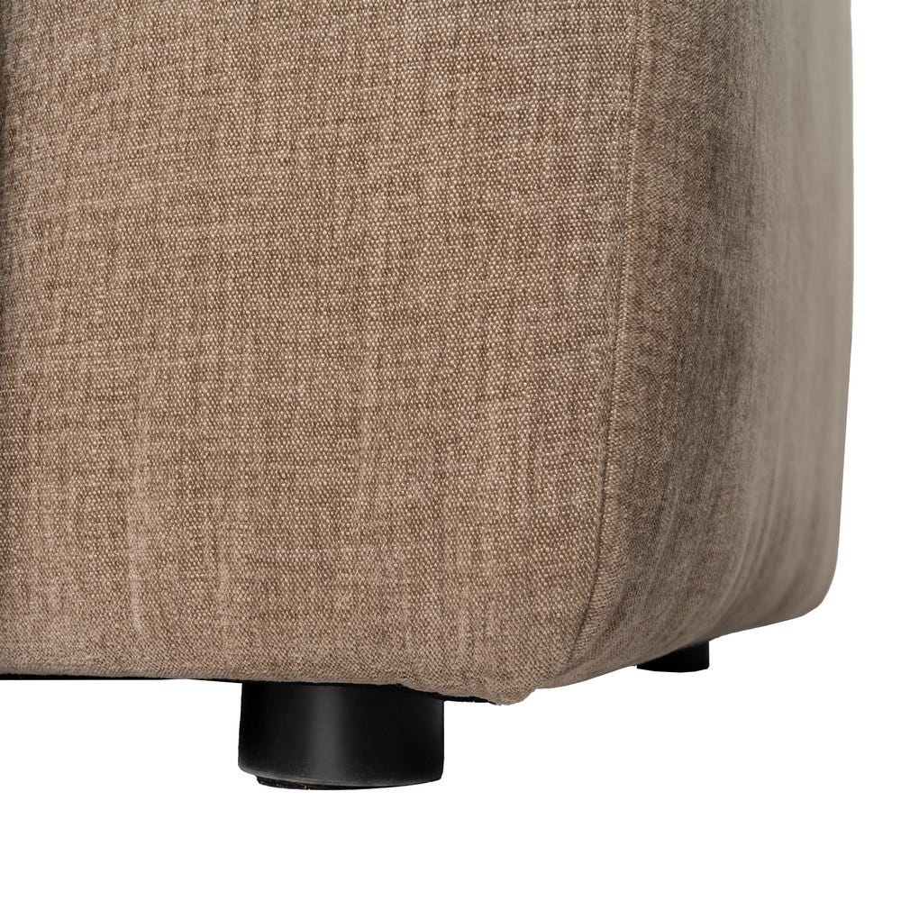 Sofá chaise longue izquierdo beige de tela para salón – 307 x 202 x 81 cm - Imagen 9