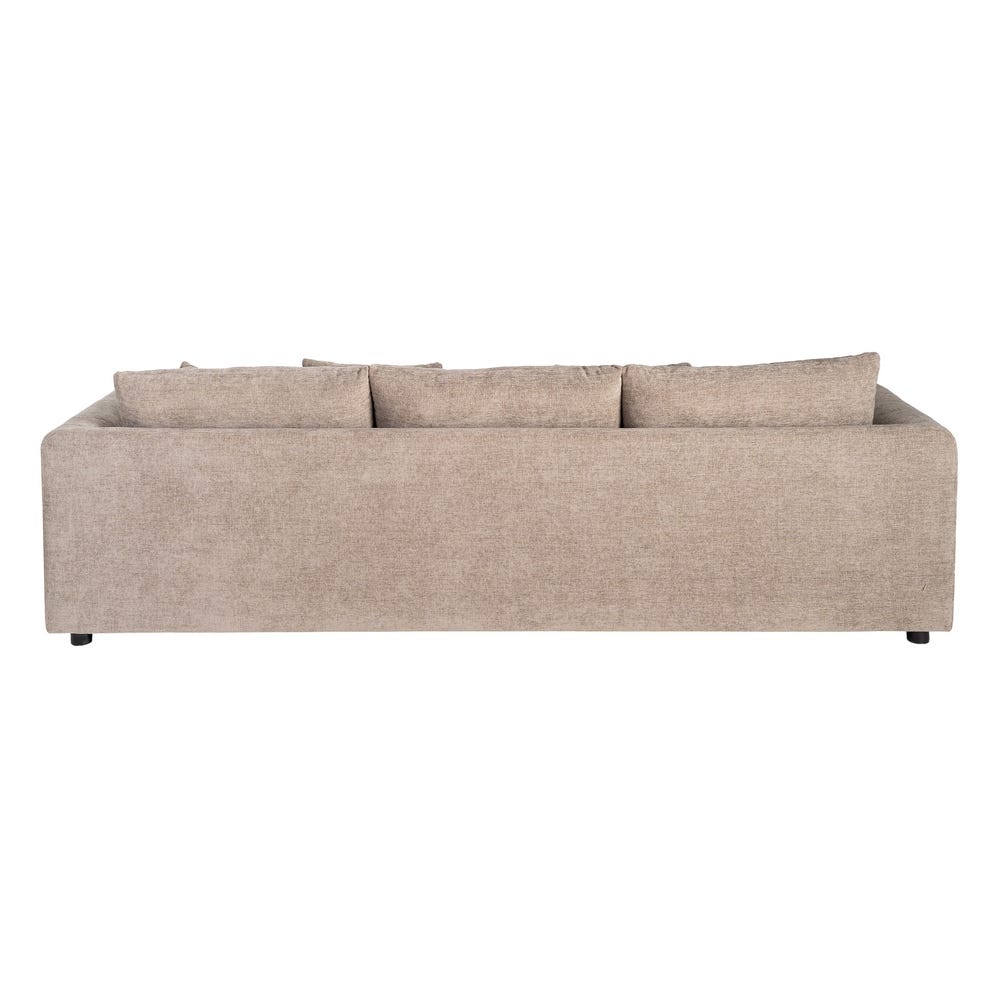 Sofá chaise longue reversible de tela para salón (izquierda/derecha) – 260 x 164 x 76 cm - Imagen 3