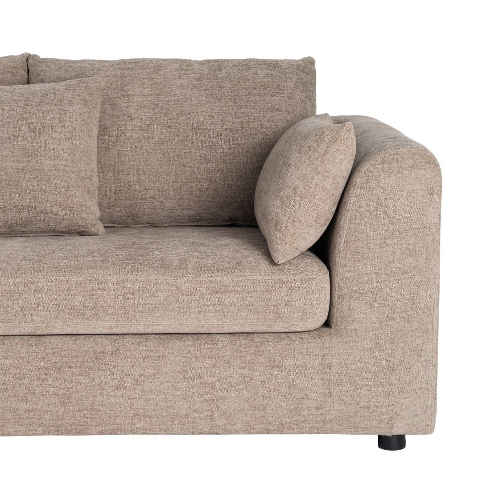 Sofá chaise longue reversible de tela para salón (izquierda/derecha) – 260 x 164 x 76 cm - Imagen 7