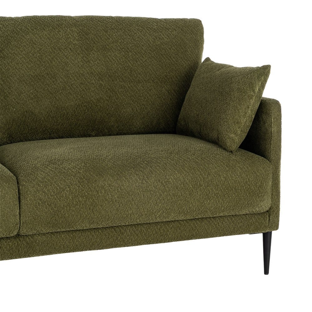 Sofá Verde Tejido Salón 191 x 80 x 88 cm - Imagen 5