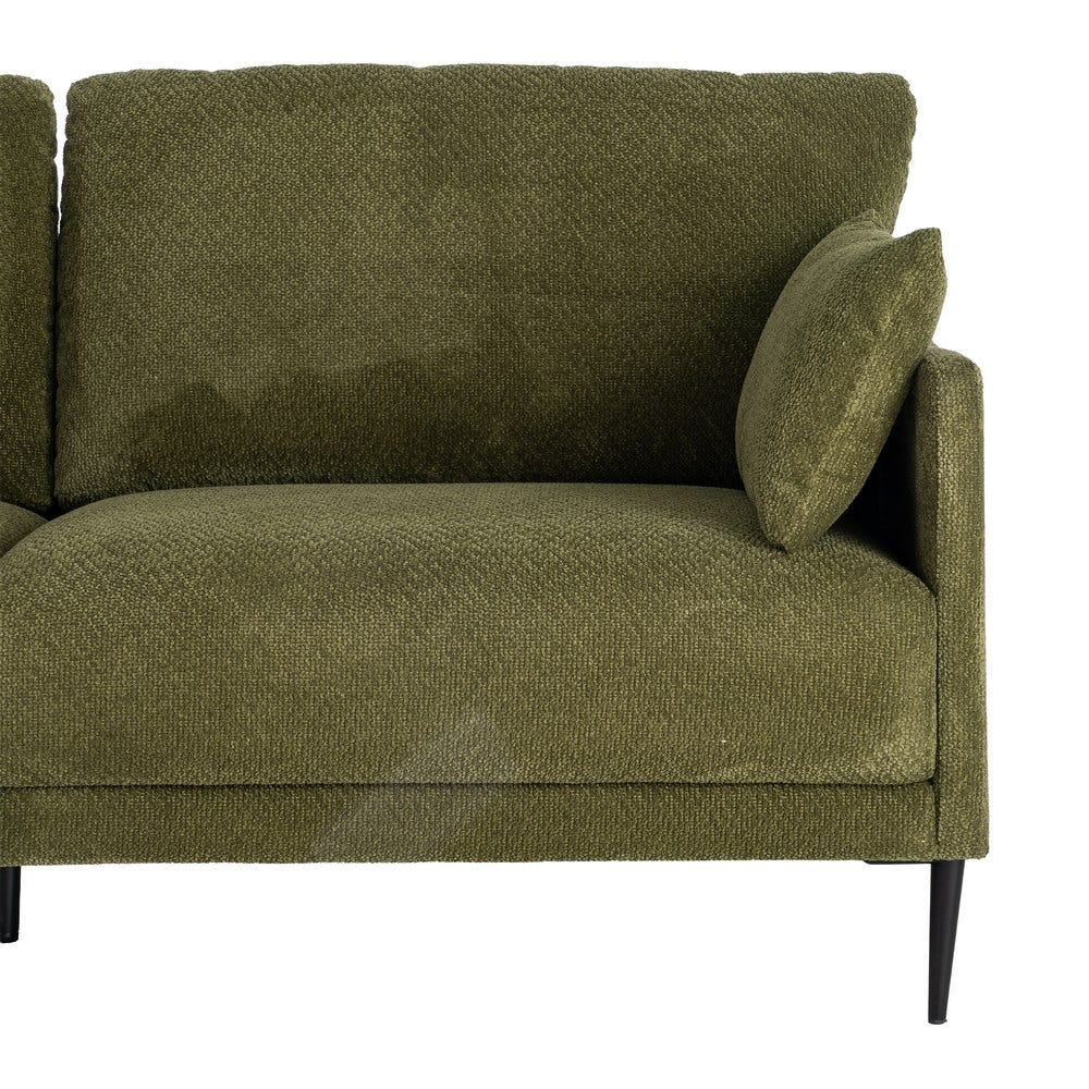 Sofá Verde Tejido Salón 191 x 80 x 88 cm - Imagen 8