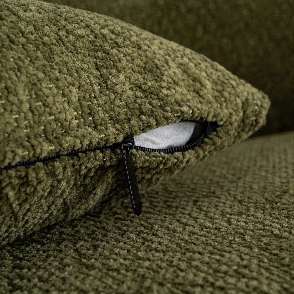 Sofá Verde Tejido Salón 191 x 80 x 88 cm - Imagen 9