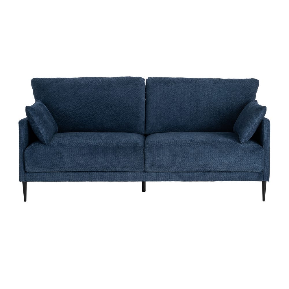 Sofá Azul Tejido Salón 191 x 80 x 88 cm - Imagen 3