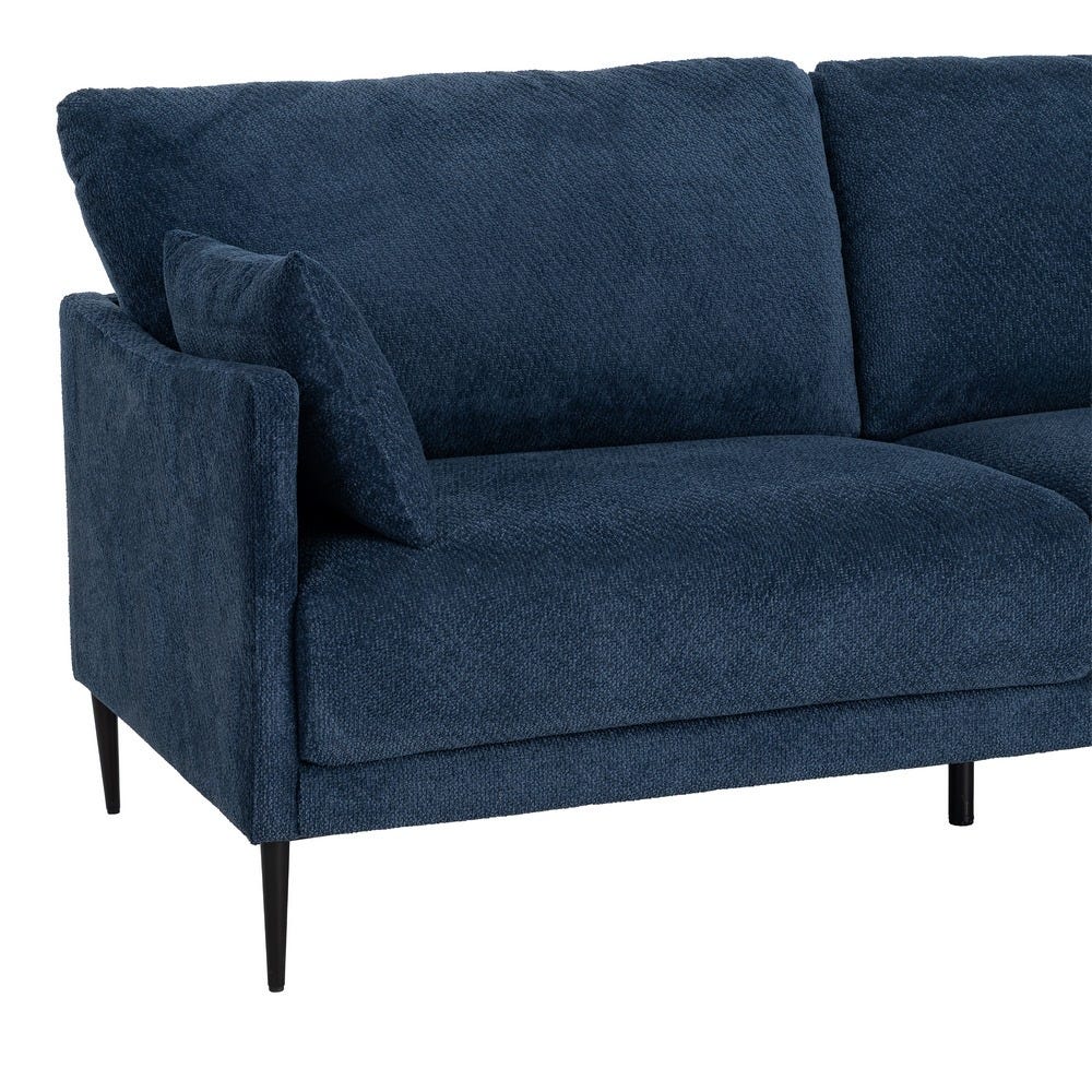 Sofá Azul Tejido Salón 191 x 80 x 88 cm - Imagen 6