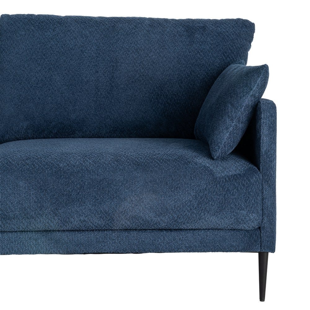 Sofá Azul Tejido Salón 191 x 80 x 88 cm - Imagen 8