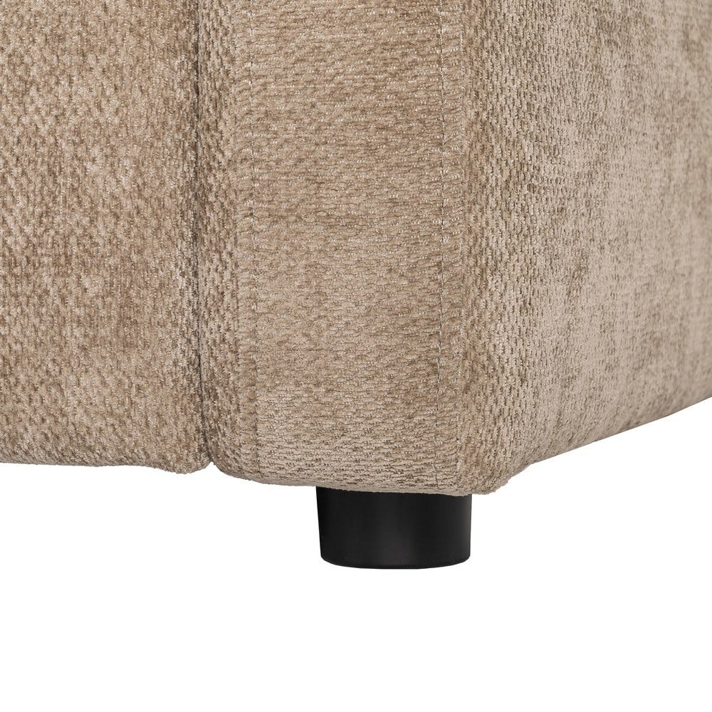 Sofá cama taupe tapizado en tela con estructura metálica – 194 x 104 x 88 cm - Imagen 13