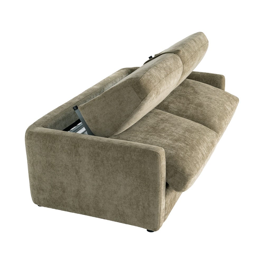 Sofá Cama Verde Dm-Metal Salón 194 x 104 x 88 cm - Imagen 9