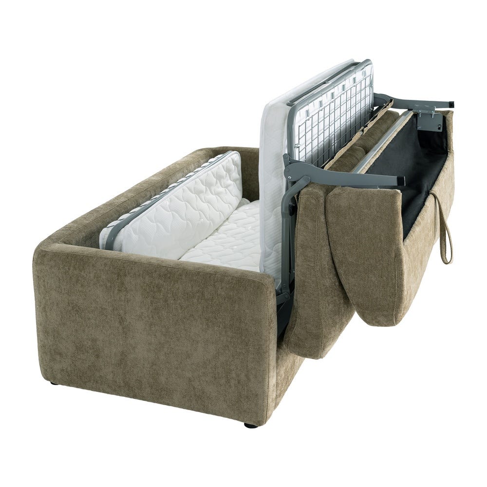 Sofá Cama Verde Dm-Metal Salón 194 x 104 x 88 cm - Imagen 10