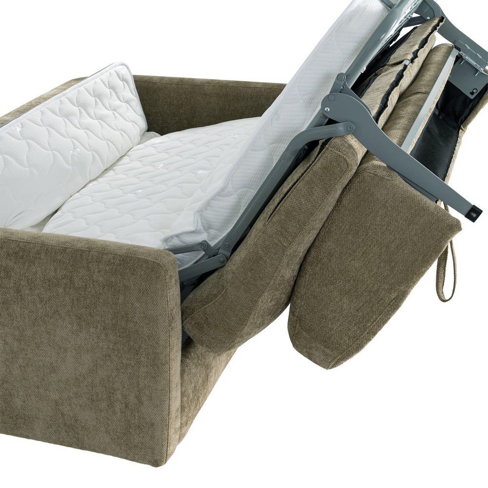 Sofá Cama Verde Dm-Metal Salón 194 x 104 x 88 cm - Imagen 11