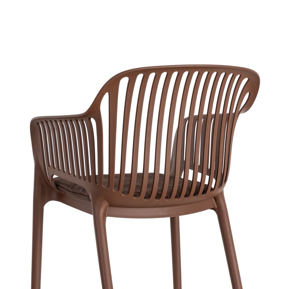 Pack de 4 Sillas Apilable de Diseño | Polipropileno para Hostelería y Jardín - Imagen 6