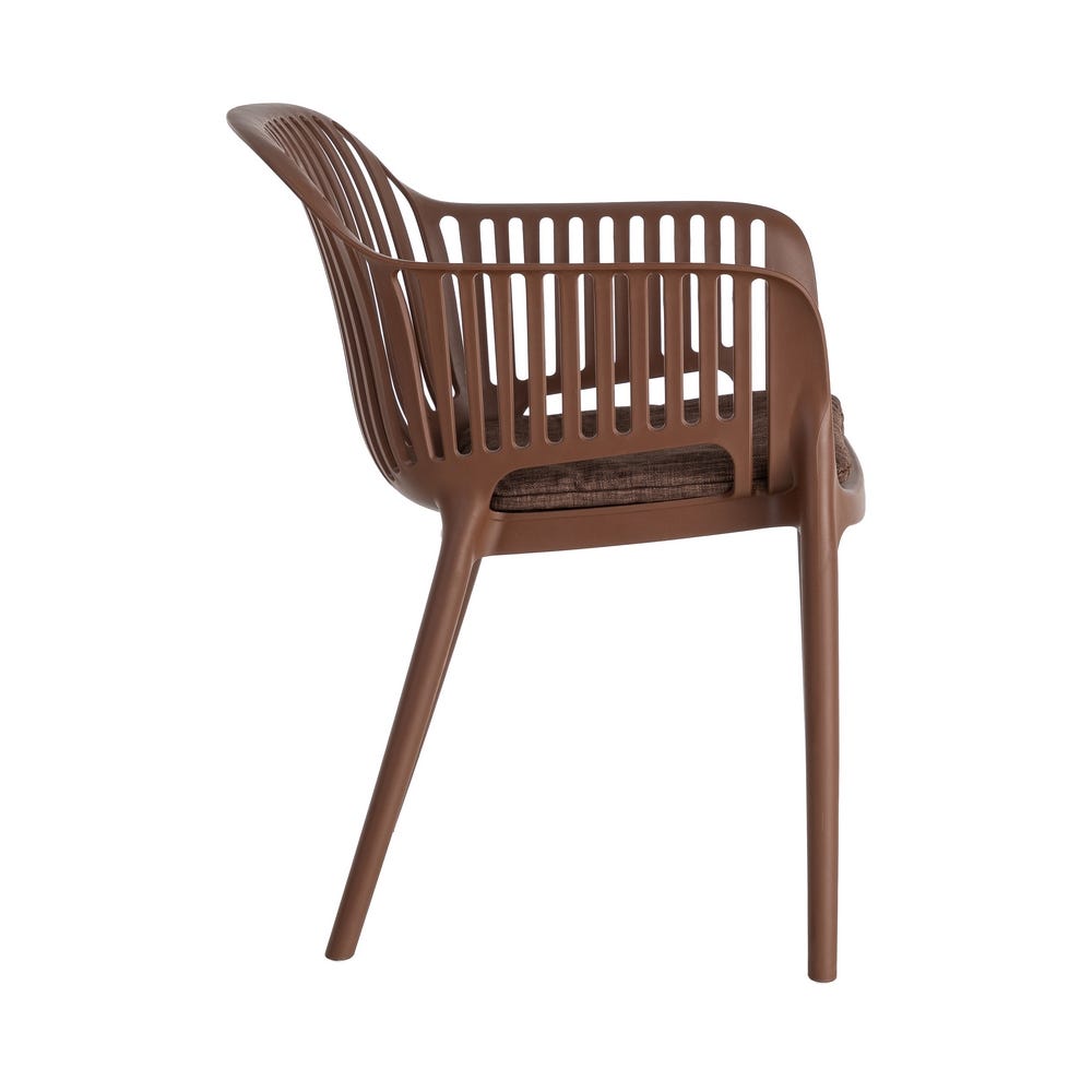 Pack de 4 Sillas Apilable de Diseño | Polipropileno para Hostelería y Jardín - Imagen 4