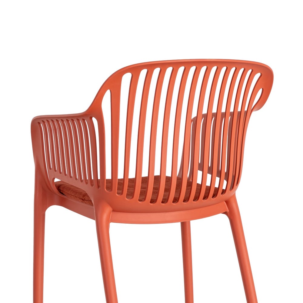 Pack de 4 Sillas de Comedor Exterior | Polipropileno Ligero y Apilable - Imagen 6