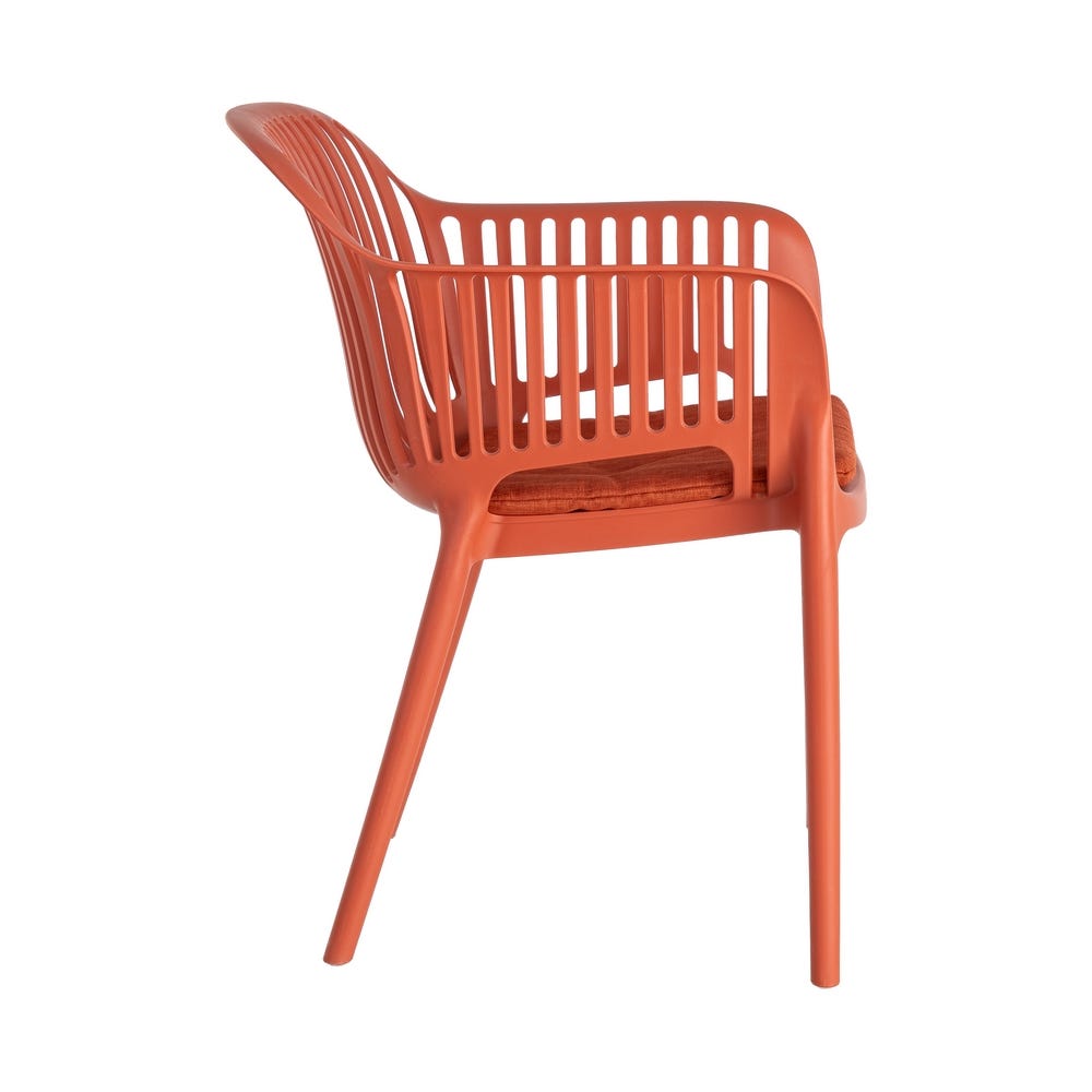 Pack de 4 Sillas de Comedor Exterior | Polipropileno Ligero y Apilable - Imagen 4