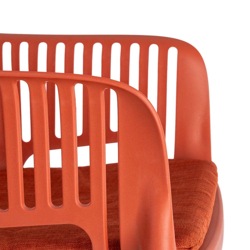 Pack de 4 Sillas de Comedor Exterior | Polipropileno Ligero y Apilable - Imagen 7