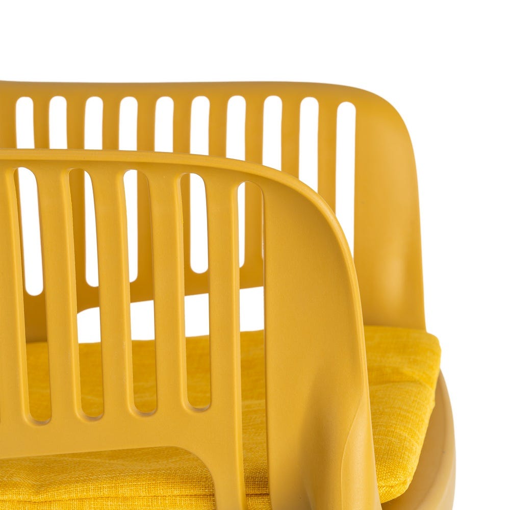 Pack de 4 Sillas de Terraza Minimalista | Polipropileno Resistente - Imagen 7