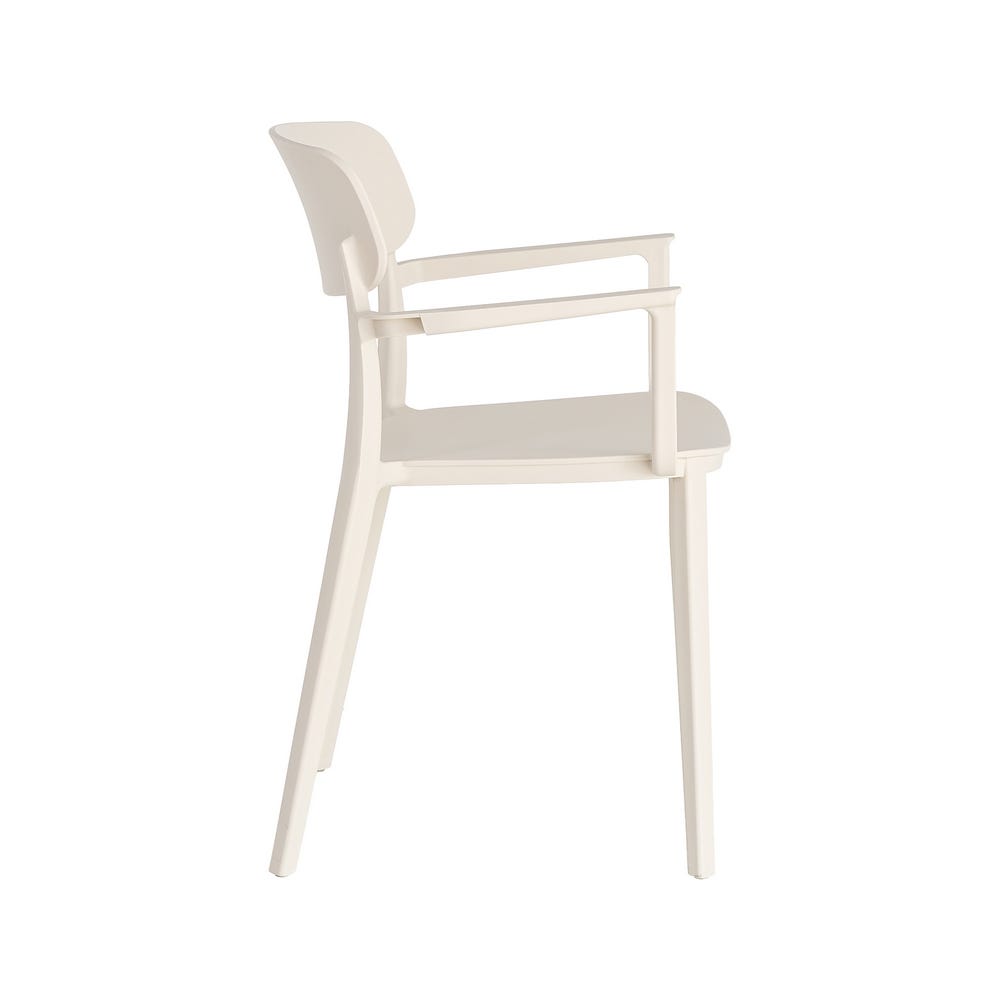 Pack de 2 Sillas Contract Milos | PP Color Crema - Especial Hostelería - Imagen 3