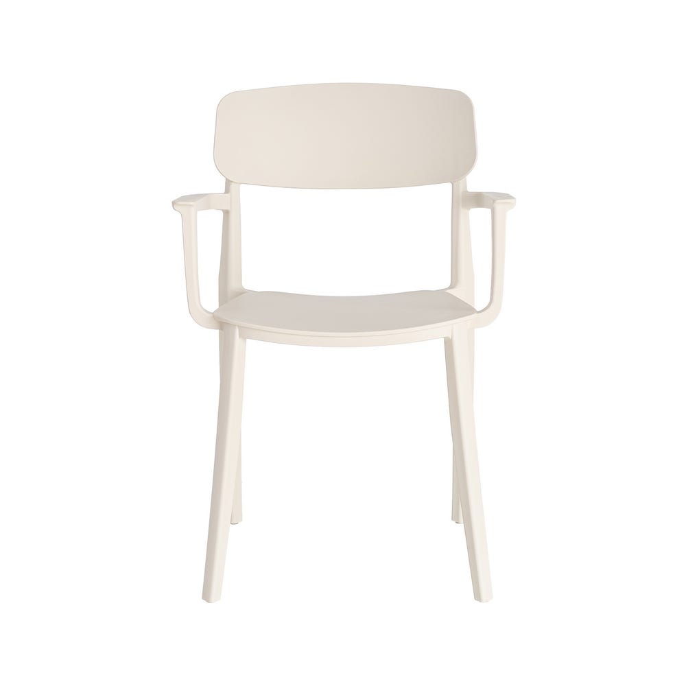 Pack de 2 Sillas Contract Milos | PP Color Crema - Especial Hostelería - Imagen 2
