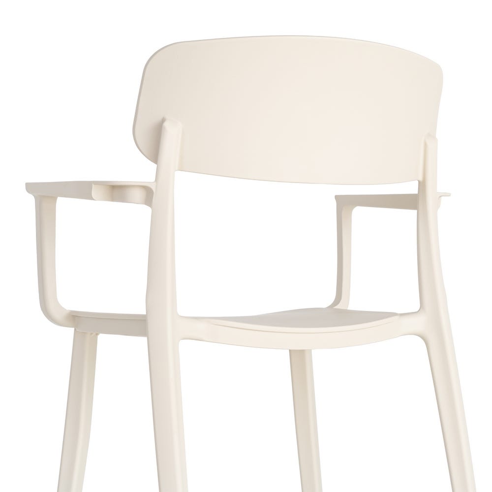 Pack de 2 Sillas Contract Milos | PP Color Crema - Especial Hostelería - Imagen 12
