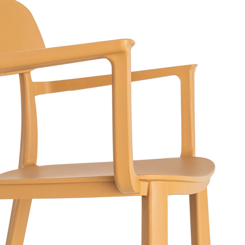 Pack de 2 Sillas Contract Milos | PP Color Ocre - Especial Hostelería - Imagen 7