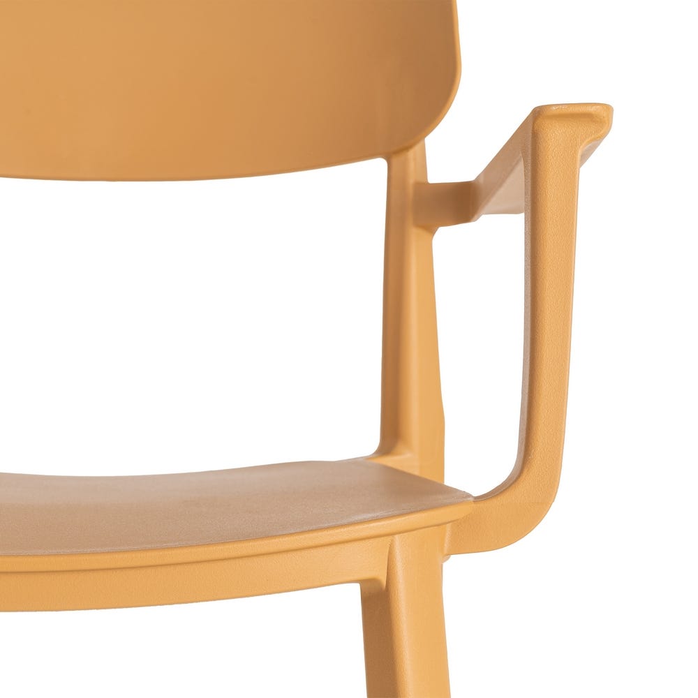 Pack de 2 Sillas Contract Milos | PP Color Ocre - Especial Hostelería - Imagen 8
