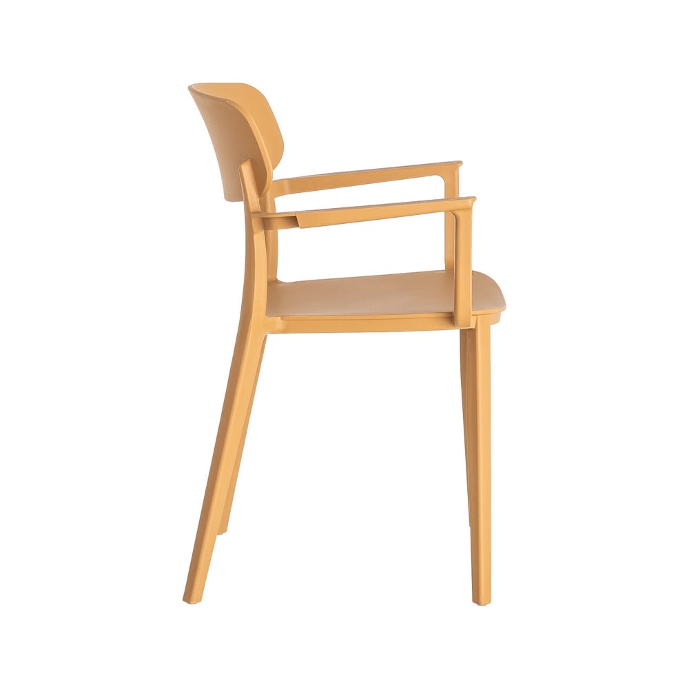 Pack de 2 Sillas Contract Milos | PP Color Ocre - Especial Hostelería - Imagen 3