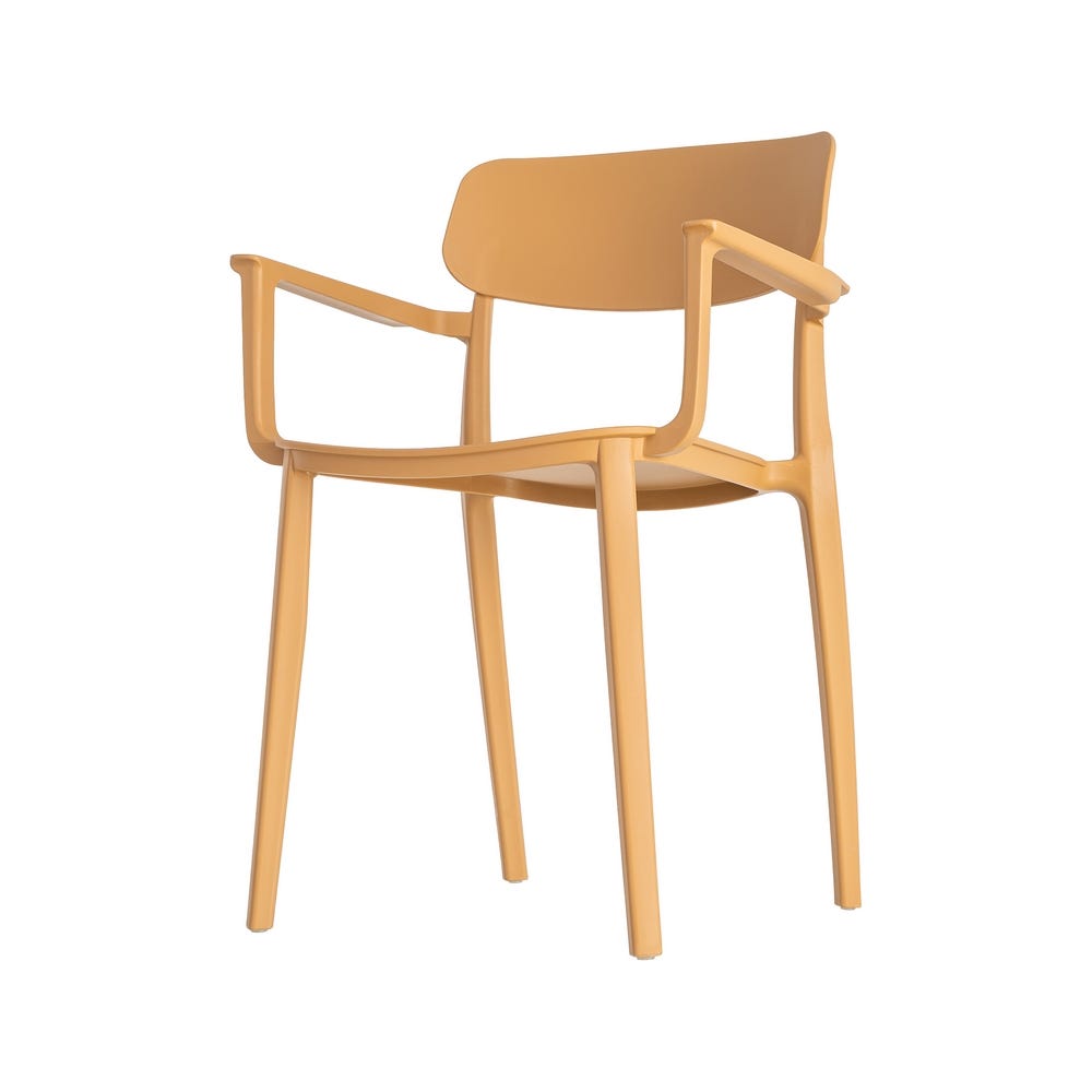 Pack de 2 Sillas Contract Milos | PP Color Ocre - Especial Hostelería - Imagen 6