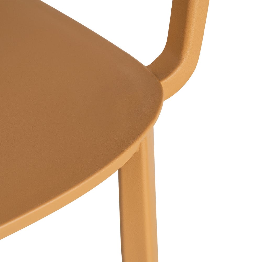 Pack de 2 Sillas Contract Milos | PP Color Ocre - Especial Hostelería - Imagen 10