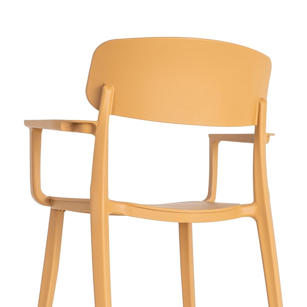 Pack de 2 Sillas Contract Milos | PP Color Ocre - Especial Hostelería - Imagen 12