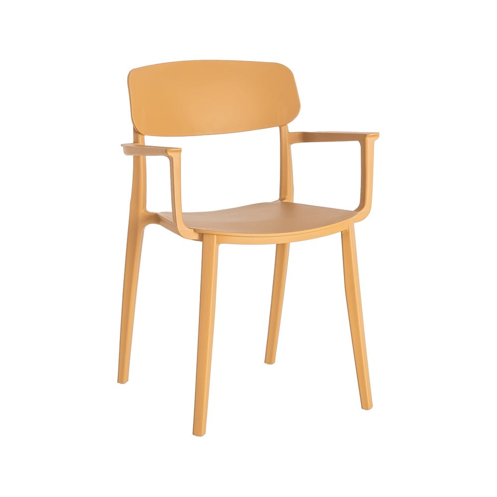 Pack de 2 Sillas Contract Milos | PP Color Ocre - Especial Hostelería - Imagen 5
