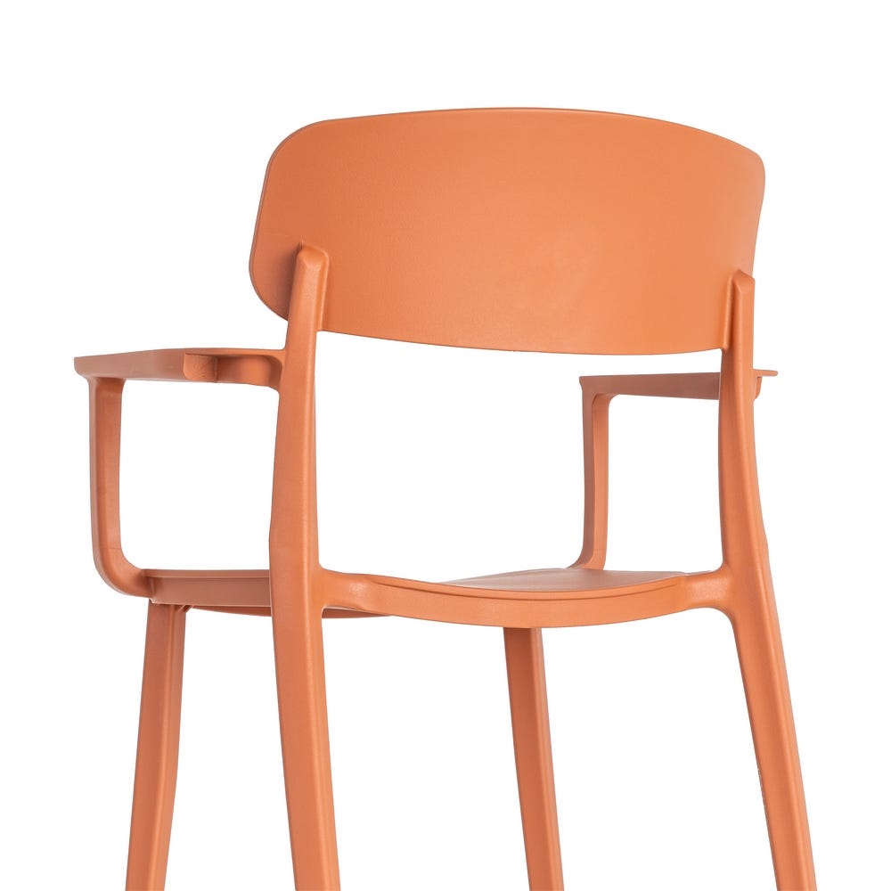 Pack de 2 Sillas Contract Milos | PP Color Teja - Especial Hostelería - Imagen 12