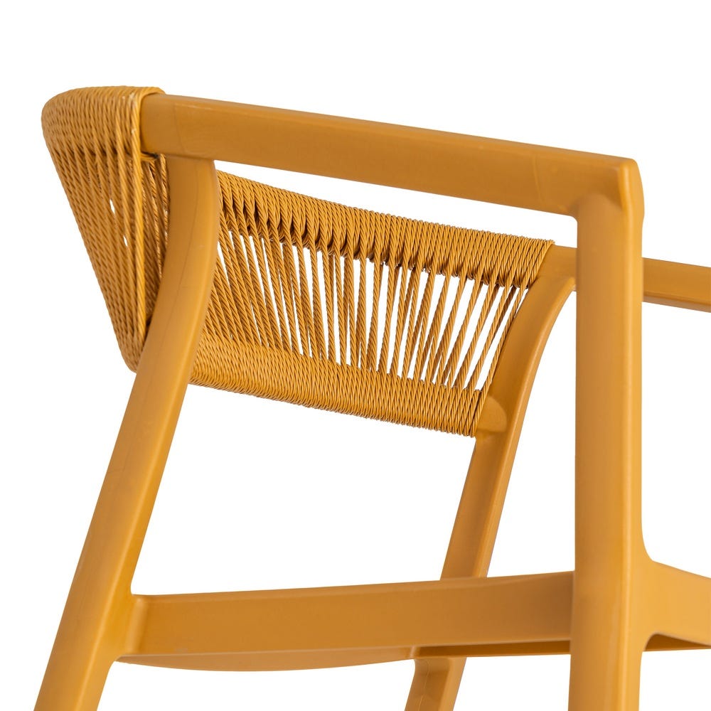 Silla Polipropileno Contract | Diseño Industrial Apilable - Grafito - Imagen 3