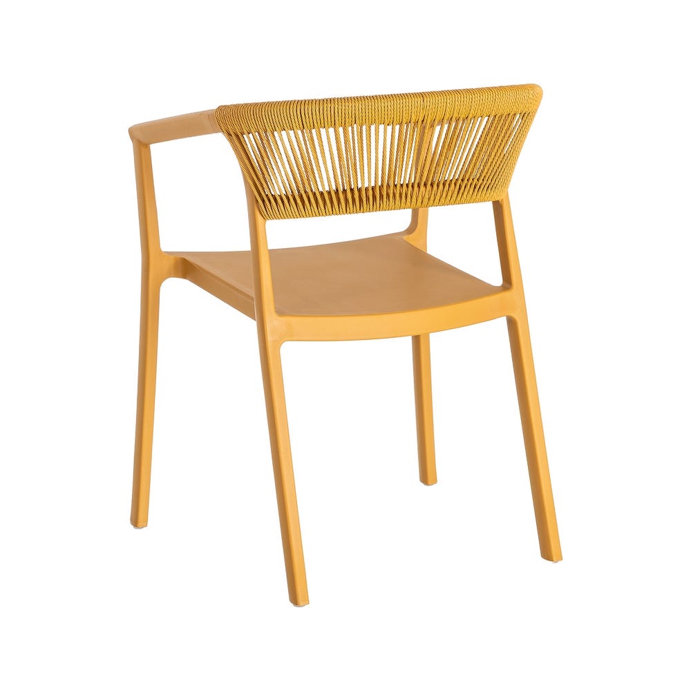 Silla Polipropileno Contract | Diseño Industrial Apilable - Grafito - Imagen 5
