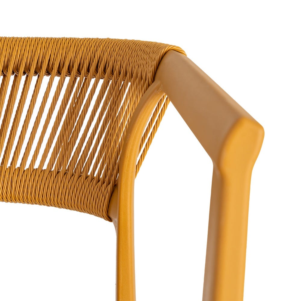 Silla Polipropileno Contract | Diseño Industrial Apilable - Grafito - Imagen 7
