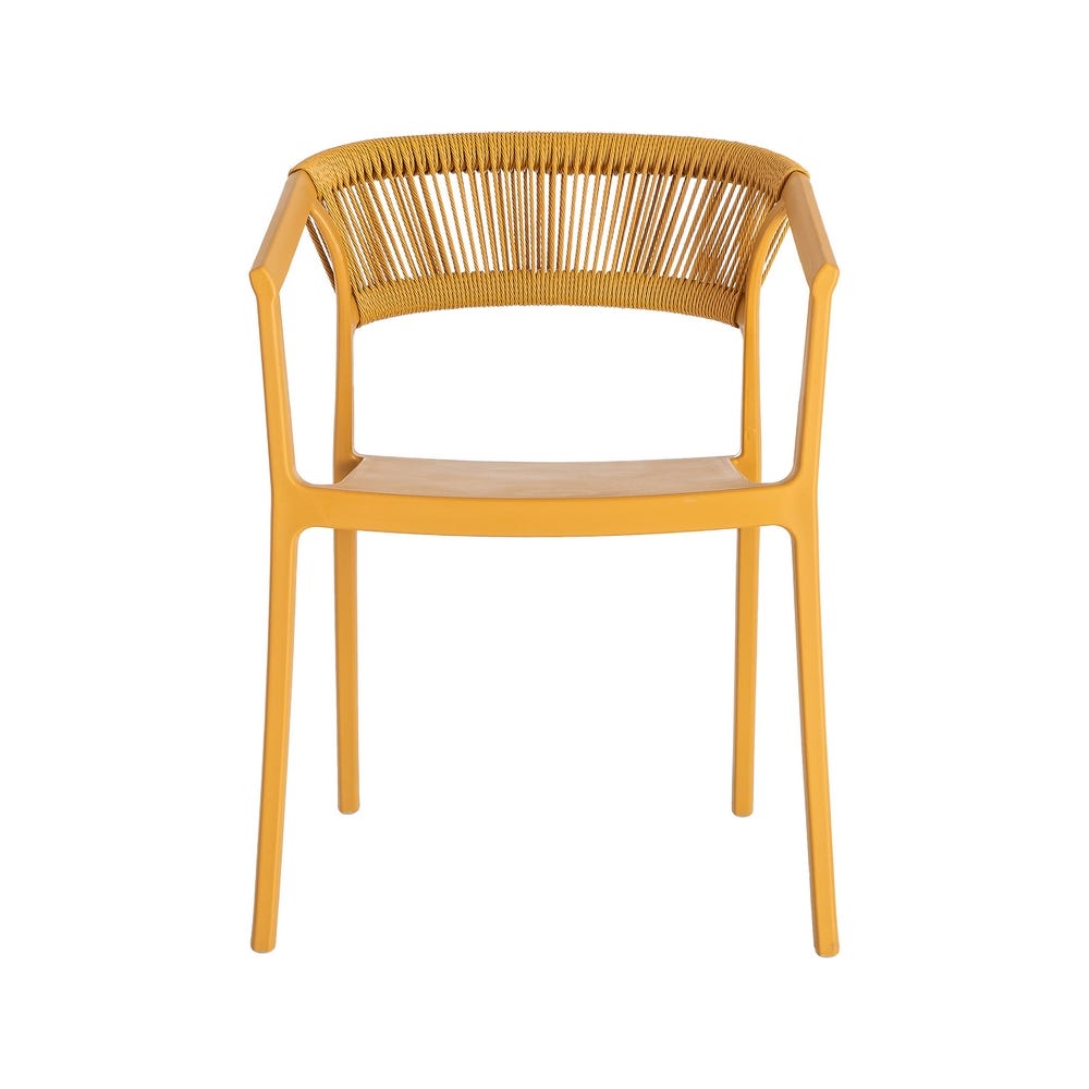 Silla Polipropileno Contract | Diseño Industrial Apilable - Grafito - Imagen 9