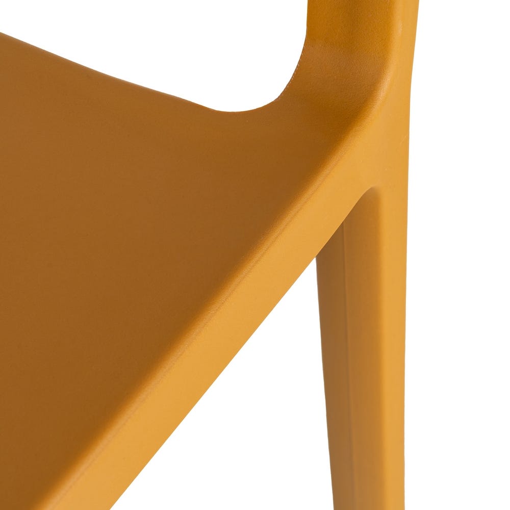 Silla Polipropileno Contract | Diseño Industrial Apilable - Grafito - Imagen 10