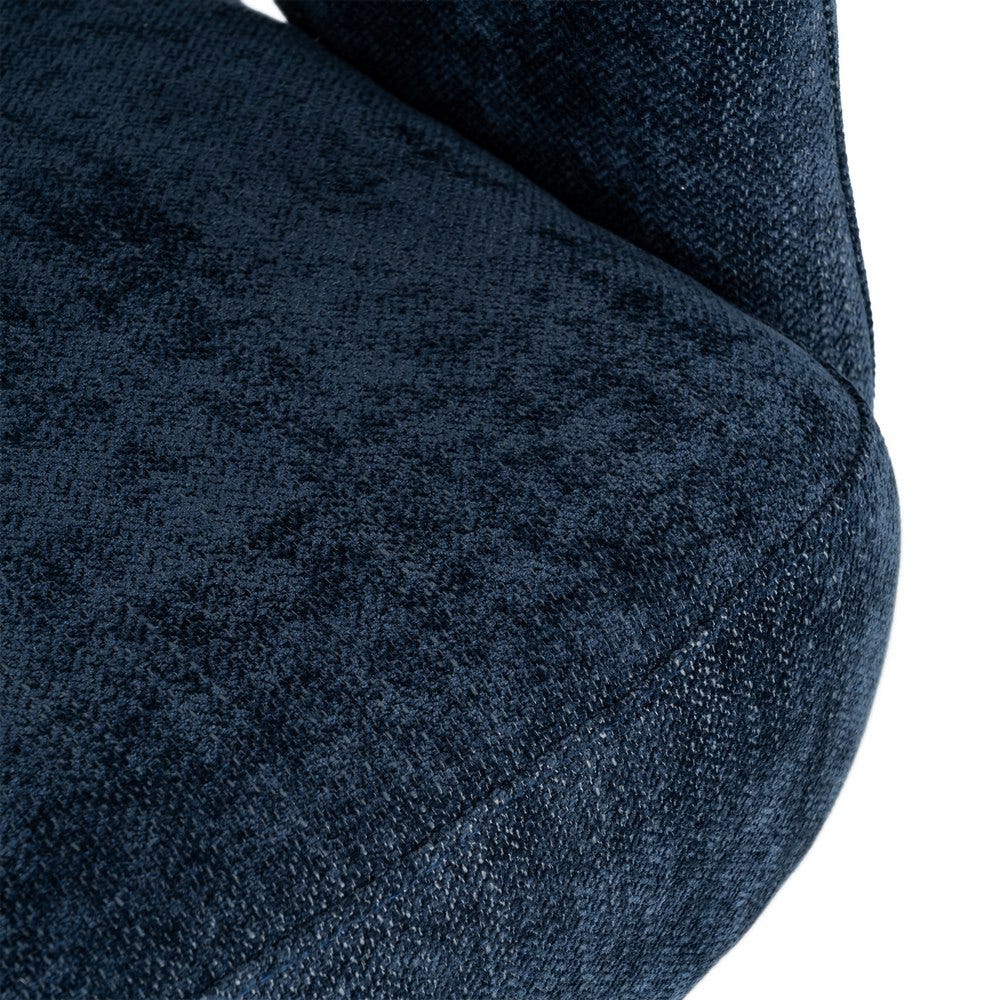 Sillón Giratorio Azul Tejido-Madera 71 x 68 x 72 cm - Imagen 9