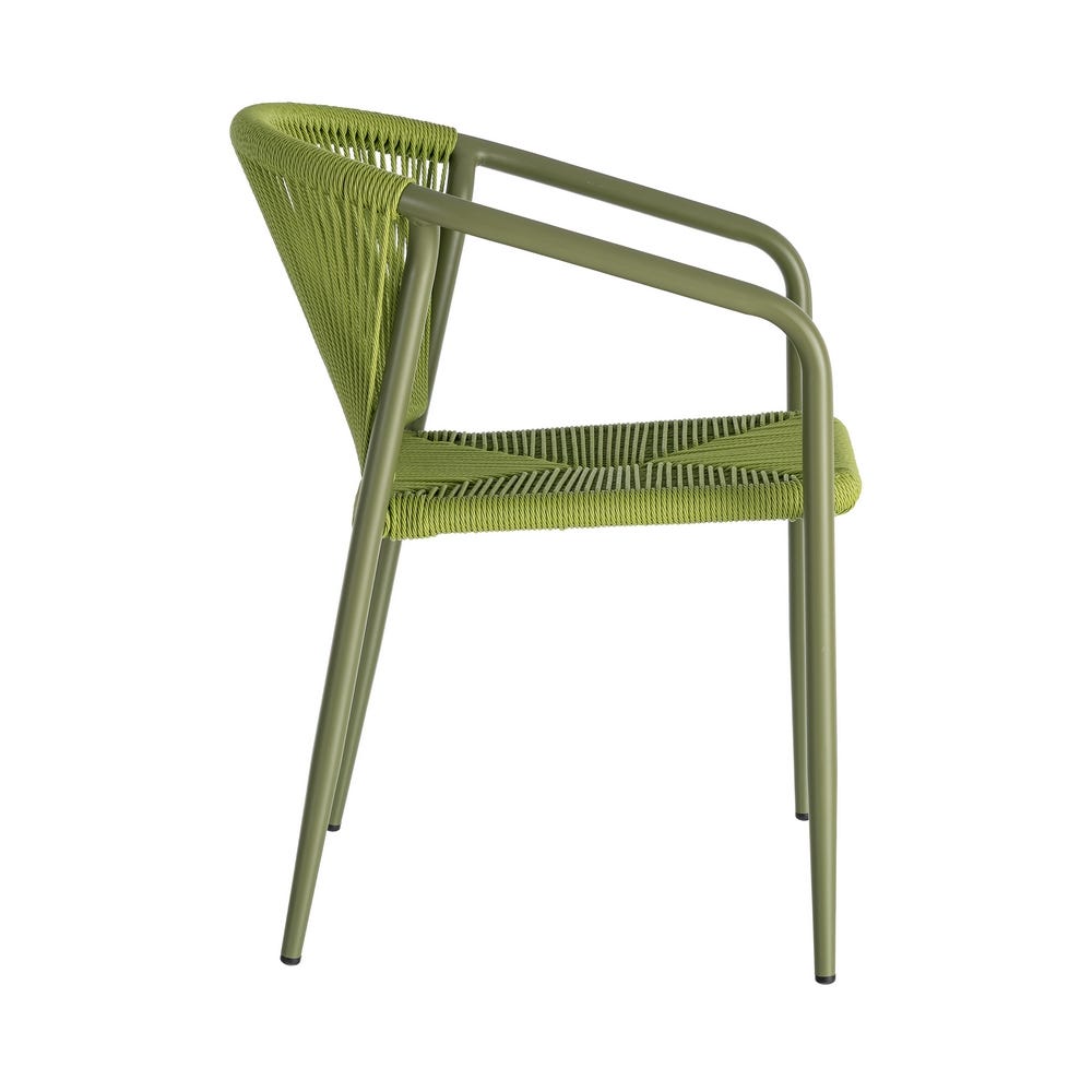 Pack de 2 Sillas de Jardín Robusta | Aluminio y Ratán Sintético - Imagen 4