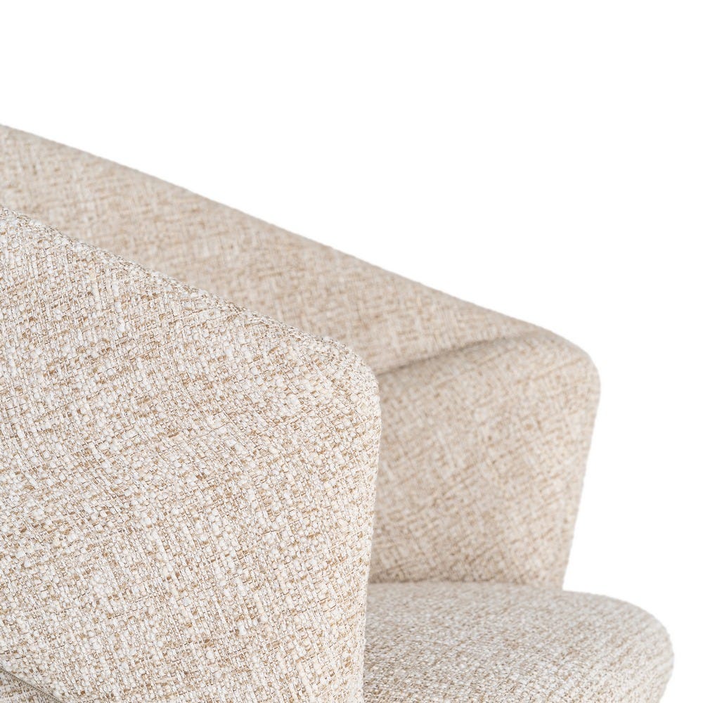 Pack de 2 Sillas Brazos Beige Tejido-Metal 59 x 61 x 82 cm - Imagen 7